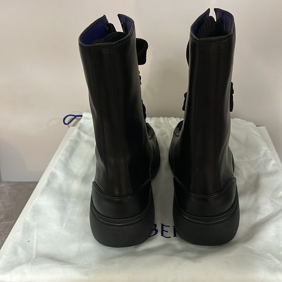 BURBERRY Ranger Leather Lace-up Boots - Picture 3 of 5